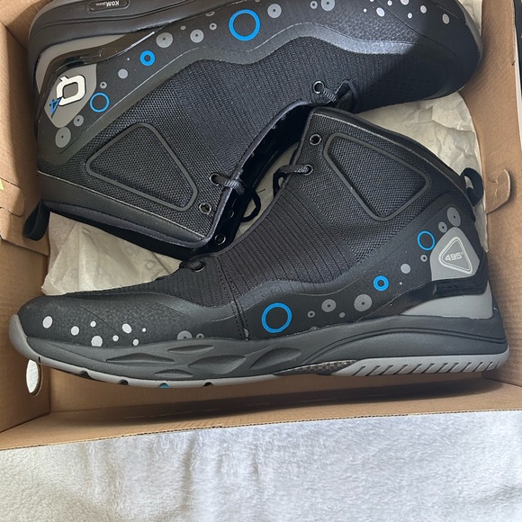 Stylish Black and Blue Athletic Sneakers main image 2